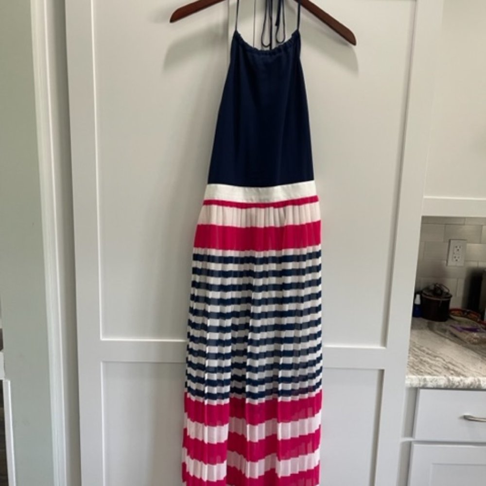 Double Zero halter with pleated skirt